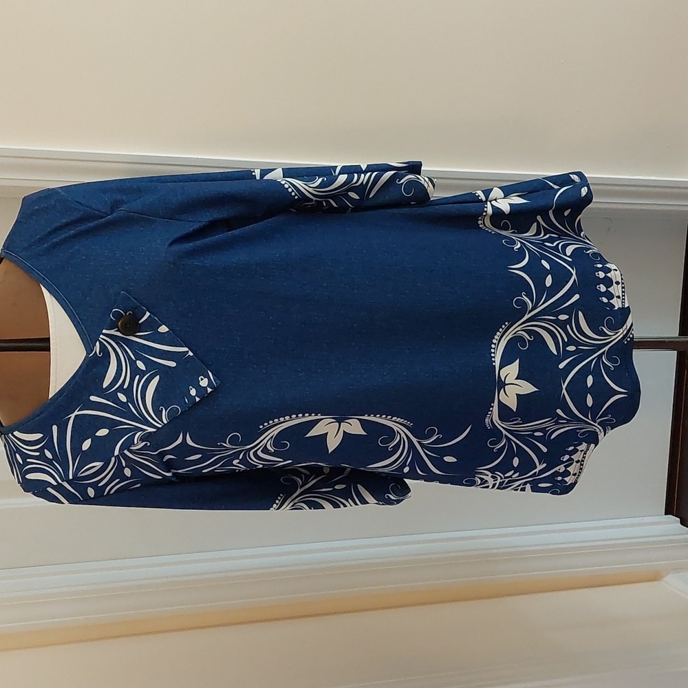 Royal blue tunic